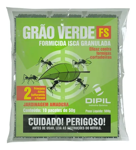 Produto MATA FORMIGA GRÃO VERDE 50G