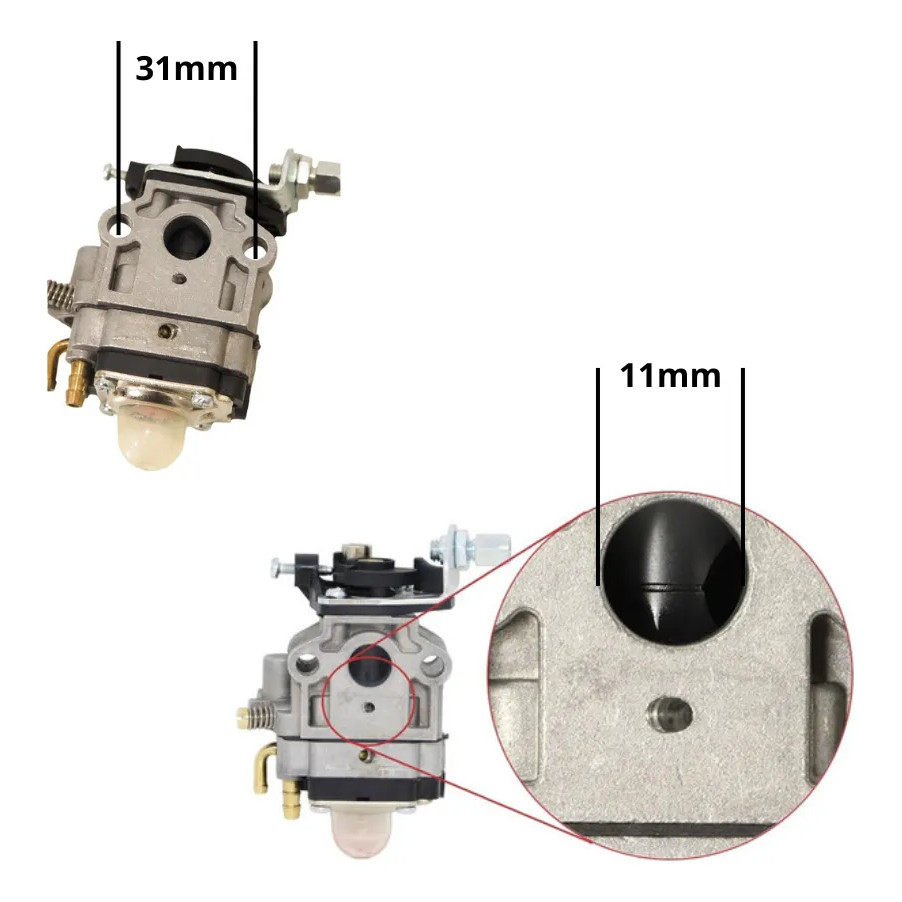 Produto CARBURADOR SOPRADOR 2CC BS470 BRANCO