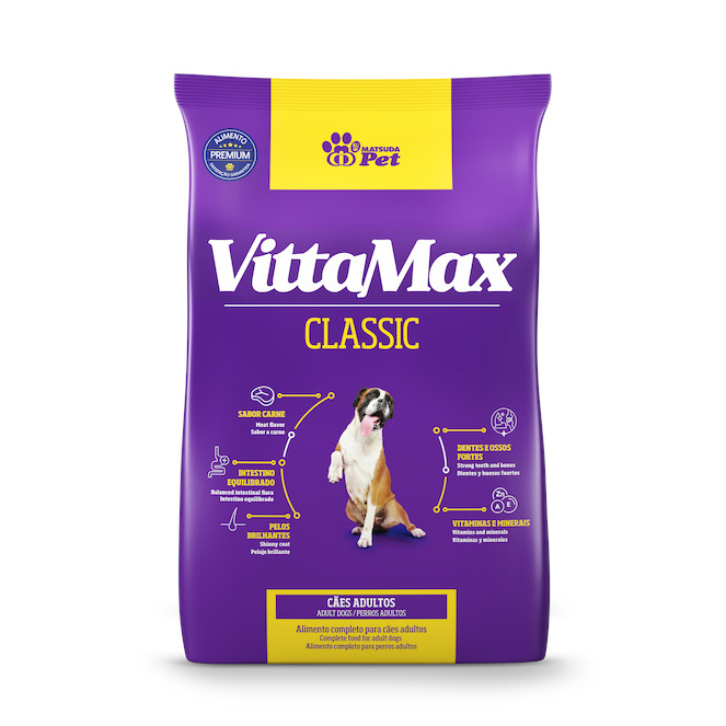 Produto RAÇÃO VITAMAX CACHORRO 1KG