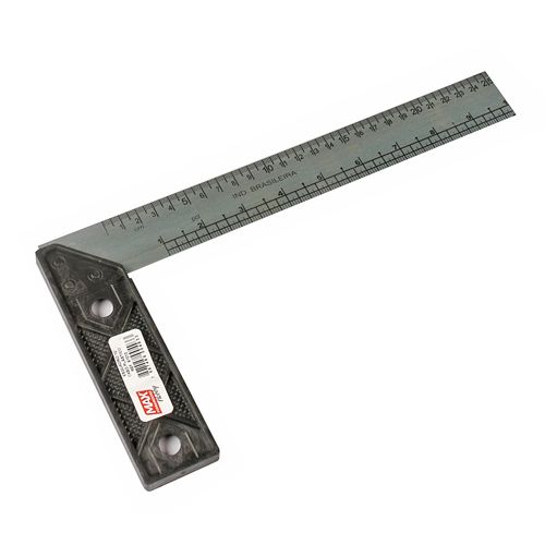 Produto ESQUADRO METALICO CABO PLASTICO 10"