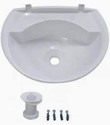 Produto LAVATORIO PLASTICO PEQUENO 36X28 LV2 BRANCO BR1