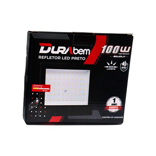 Produto REFLETOR LED 100W BIV 6500K 15,1X12,4CM PRETO