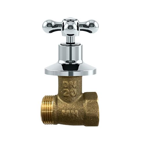 Produto REGISTRO PRESSAO 1416 C-33 3/4 BASE DE METAL E ACABAMENTO DE ABS CROMADO BLISTER