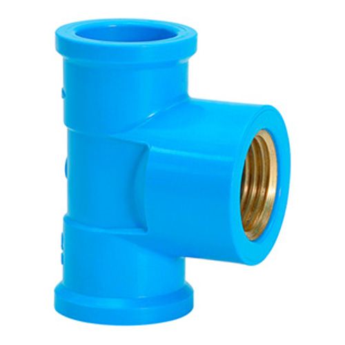 Produto TE AZUL BUCHA DE LATAO 25MM X 3/4