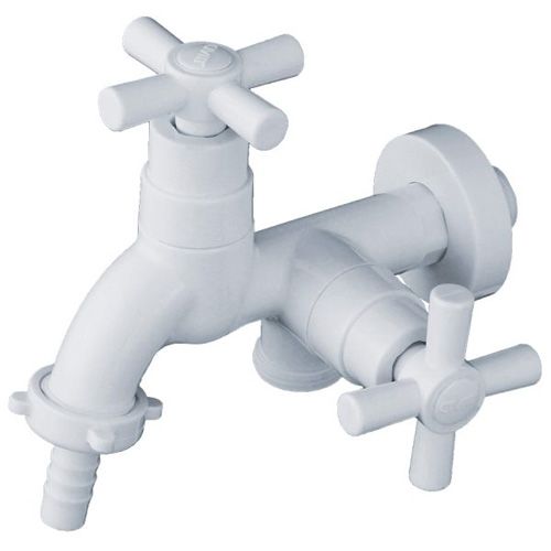 Produto TORNEIRA ABS MAQUINA DE LAVAR BRANCA CRUZETA