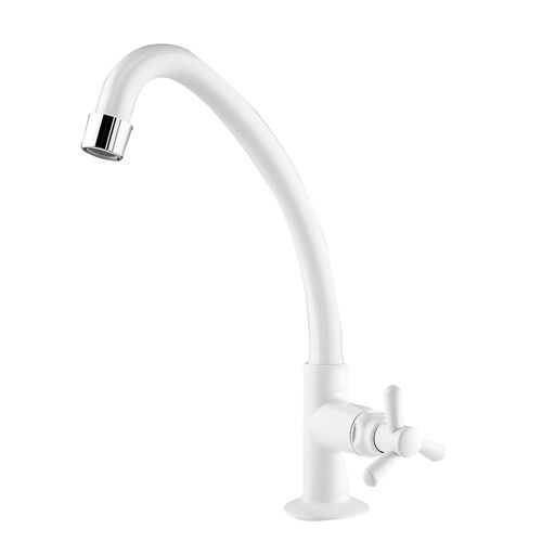 Produto TORNEIRA MESA BICA MOVEL COZINHA PACIFIC BRANCA BLISTER